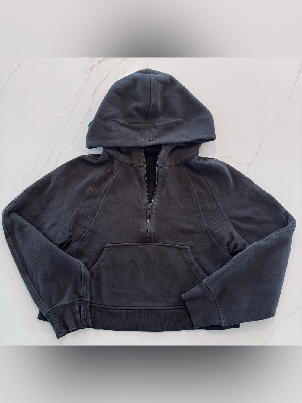 lululemon athletica Kids Charcoal Half-Zip Hoodie